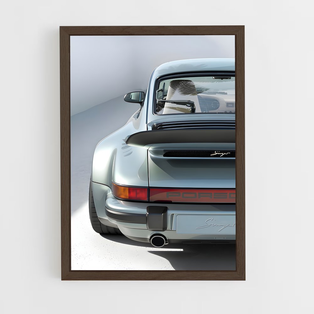 Poster Turbo Classique – affiche Porsche (vue 5)